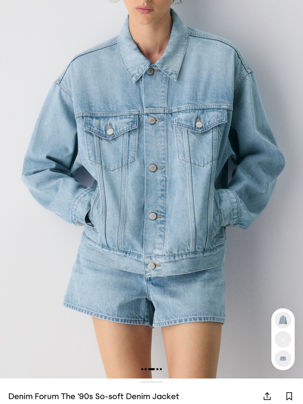 NWT Denim Forum Jean Jacket